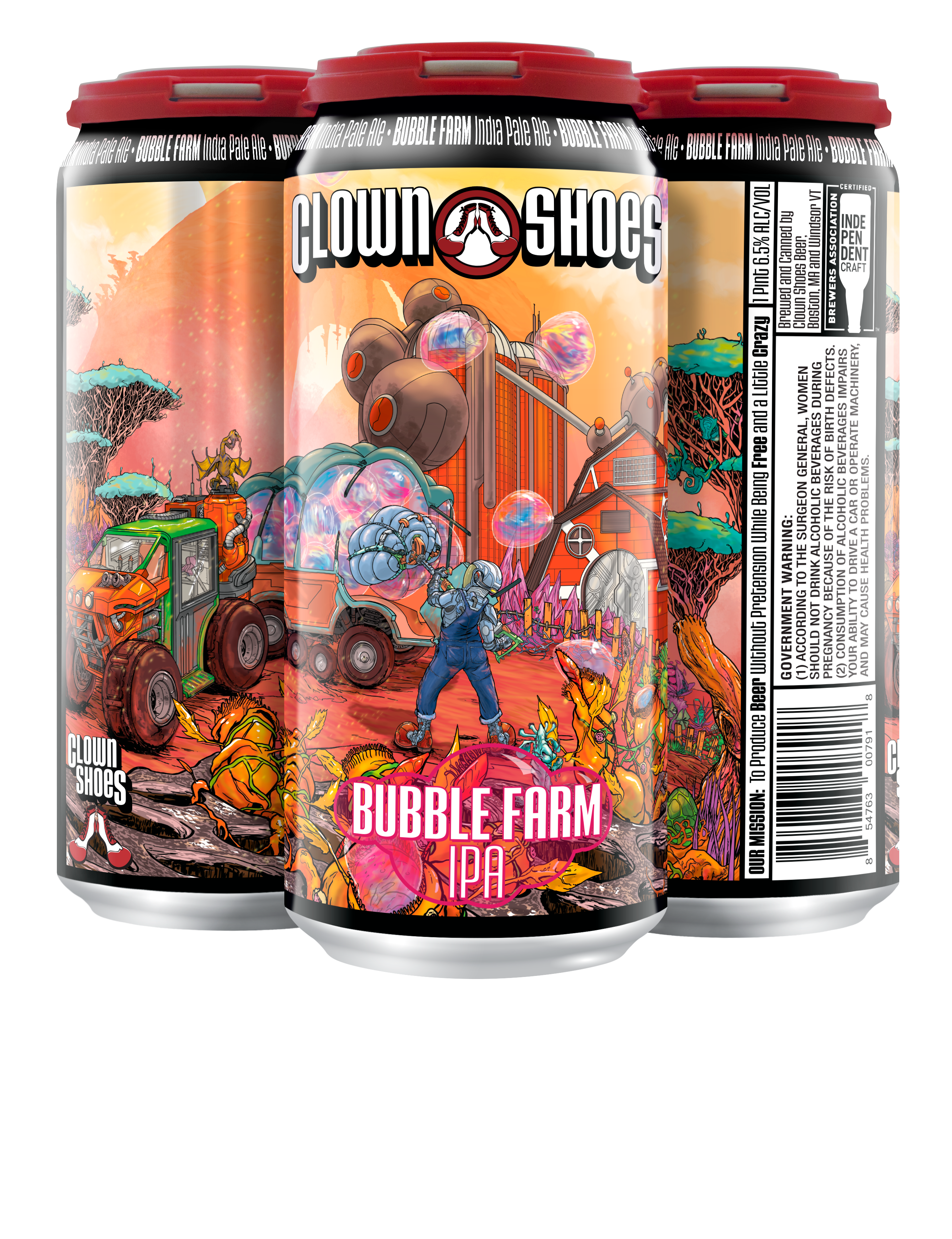Bubble Farm 16oz 4-pack can