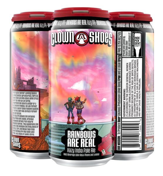 Clown Shoes to Release Rainbows Are Real Hazy IPA Brewed with Terpenes