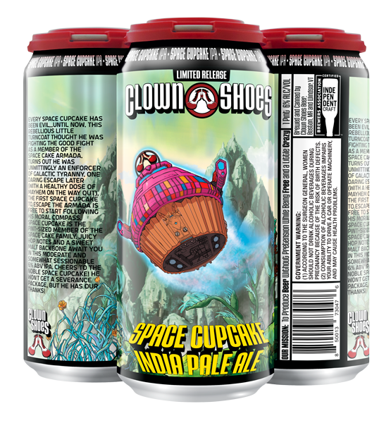 Space Cupcake 16oz cans