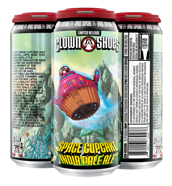 Space Cupcake 16oz cans