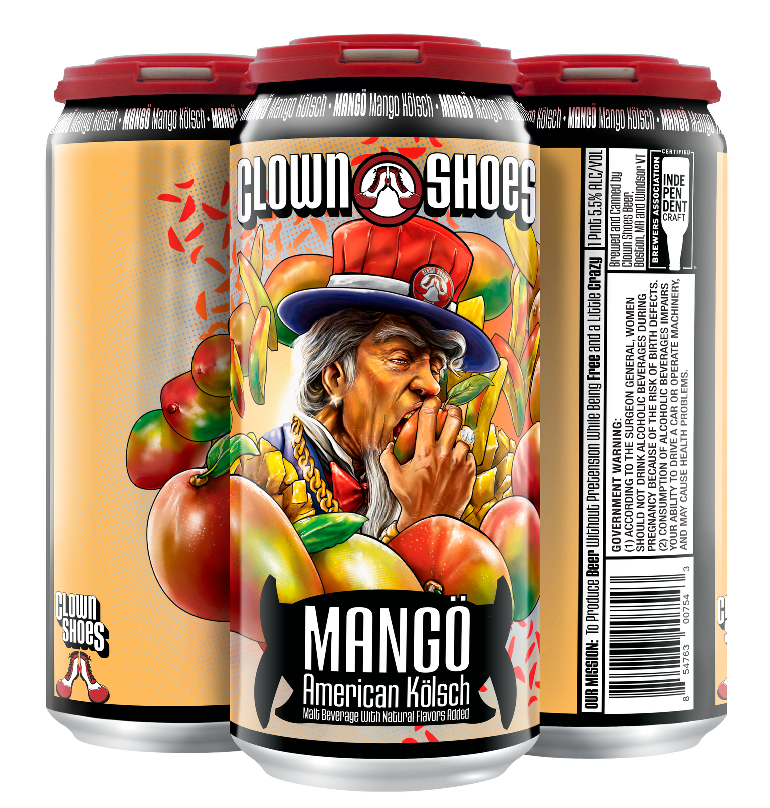 Mango Farm 4-pack 16 oz can